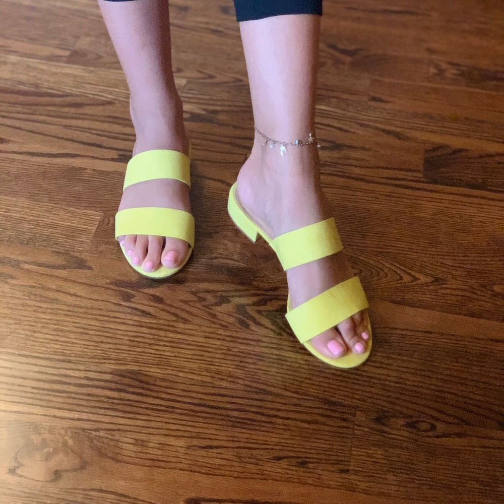 Target yellow sandals